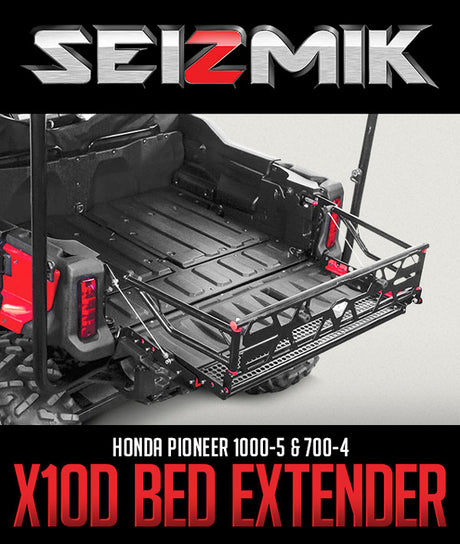 SEIZMIK CARGO X10D BED EXTENDER: HONDA PIONEER 1000-5 AND 700-4