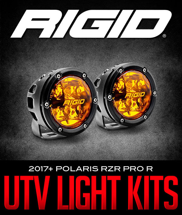 RIGID INDUSTRIES UTV LIGHT KITS: 2017+ POLARIS RZR PRO R