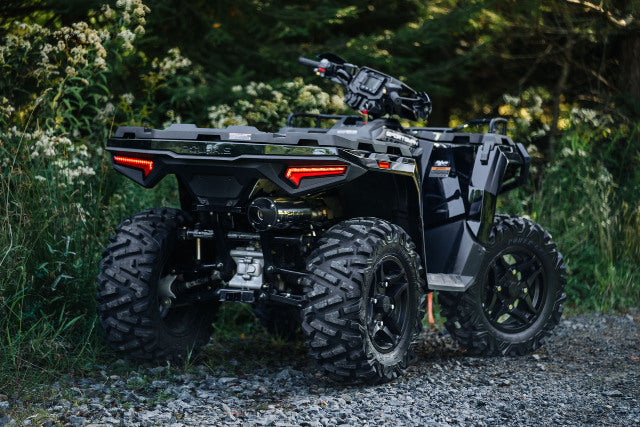 MBRP 5" Single Slip-on, Performance Series Muffler, 2001-2025 Polaris Sportsman 325/400/450/500/570/800