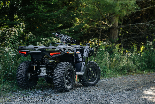 MBRP 5" Single Slip-on, Performance Series Muffler, 2001-2025 Polaris Sportsman 325/400/450/500/570/800