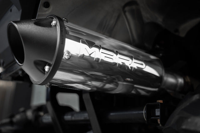 MBRP 5" Single Slip-on, Performance Series Muffler, 2001-2025 Polaris Sportsman 325/400/450/500/570/800