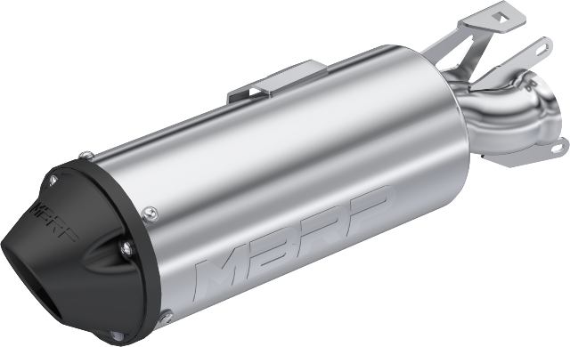 MBRP 5" Single Slip-on, Performance Series Muffler, 2001-2025 Polaris Sportsman 325/400/450/500/570/800