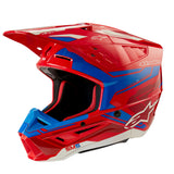 S-M5 ACTION 2 HELMET BLK/WHT/BRT RD GLOSSY 2X