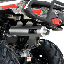 HMF Slip On Exhaust for Can-Am Outlander MAX (08) Brushed w/Turn Down
