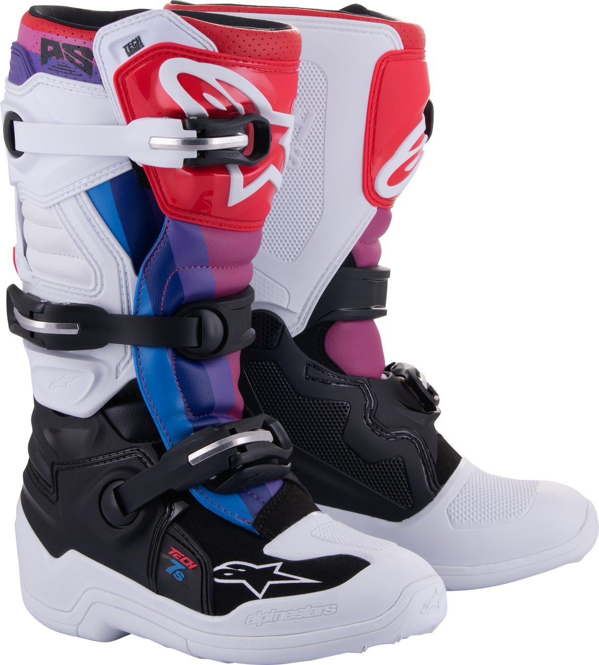 TECH 7 S BOOTS BLUE/BLACK/WHITE 2
