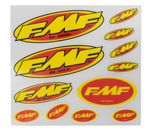 FMF Racing 5In Jersey Sticker (Yel/Red) (50 Pack)