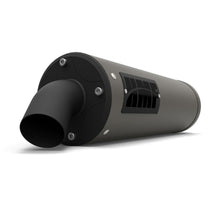 HMF Slip On Titan-QS Exhaust for Yamaha Grizzly/Kodiak 700 (14-25) Gun Metal w/Blackout