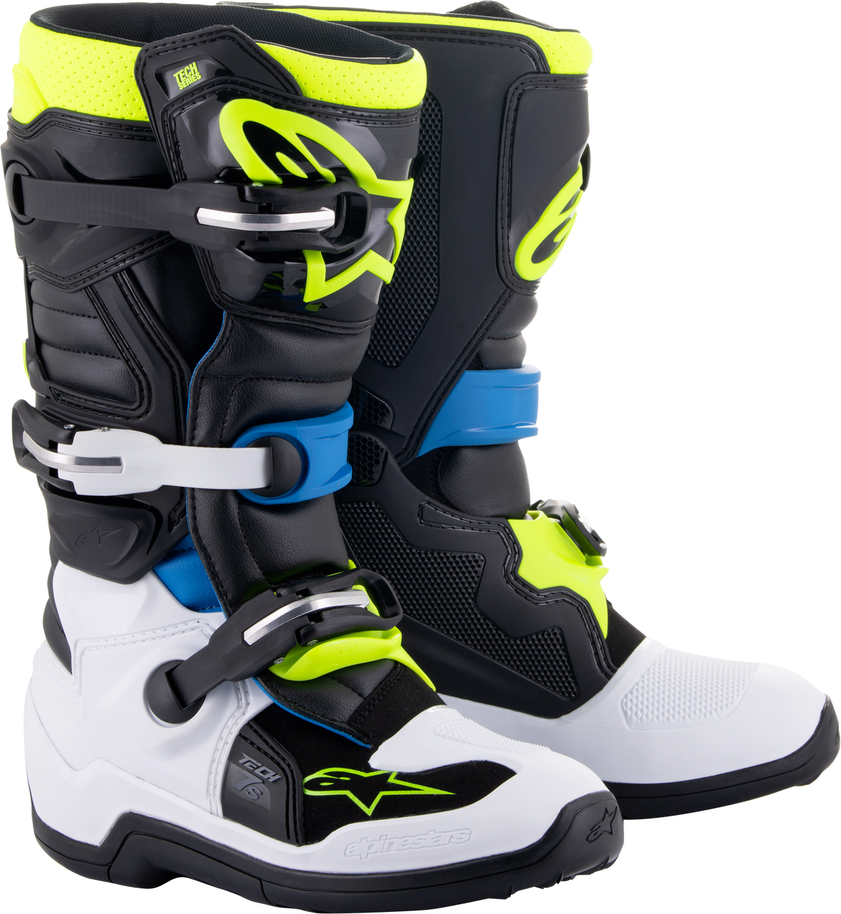 TECH 7 S BOOTS BLUE/BLACK/WHITE 2