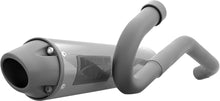 HMF Slip On Exhaust for Suzuki King Quad (05-23) Gun Metal w/Blackout Euro