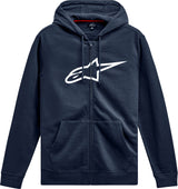AGELESS ZIP HOODIE V3 BLACK/WHITE 2X