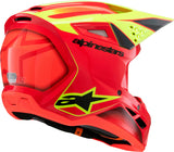 SM3 YOUTH FRAY HELMET BLK/ORNG/YLW FLUO YL