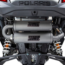 HMF Twin Loop Titan-QS Exhaust for Polaris RZR XP/4 1000 (15-22) Gun Metal w/Blackout