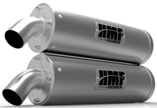 HMF Slip On Titan-QS Exhaust for Polaris RZR S 1000/General (15-24) Stainless w/Billet